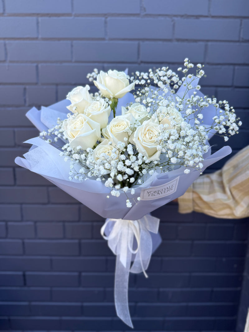 White Rose Bouquet