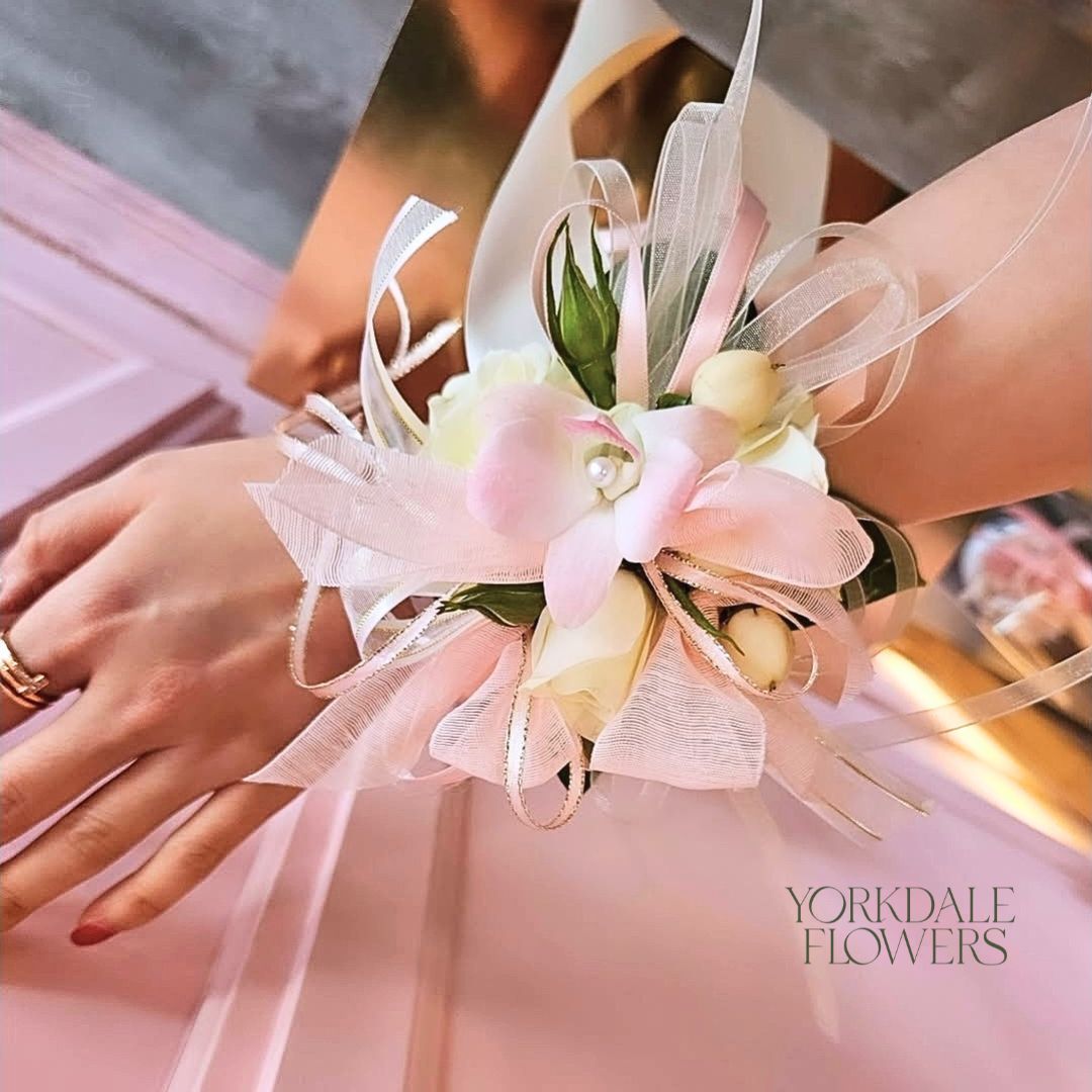 Pink Orchid & Spray Rose Corsage