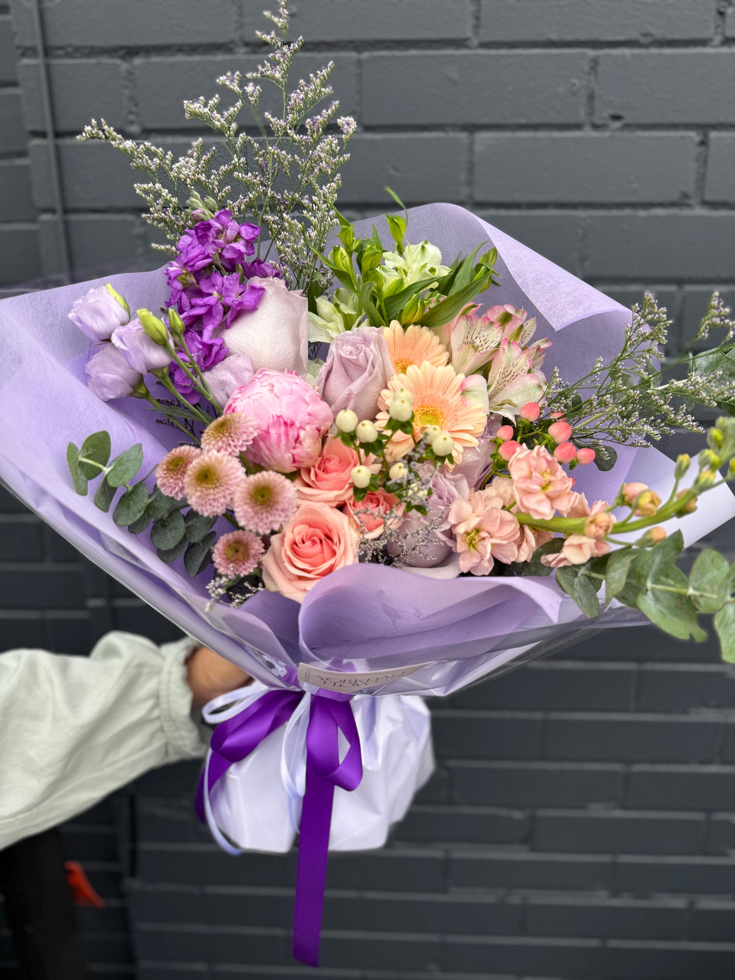 Peach & Lavender