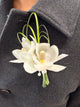 White Orchid Boutonnière