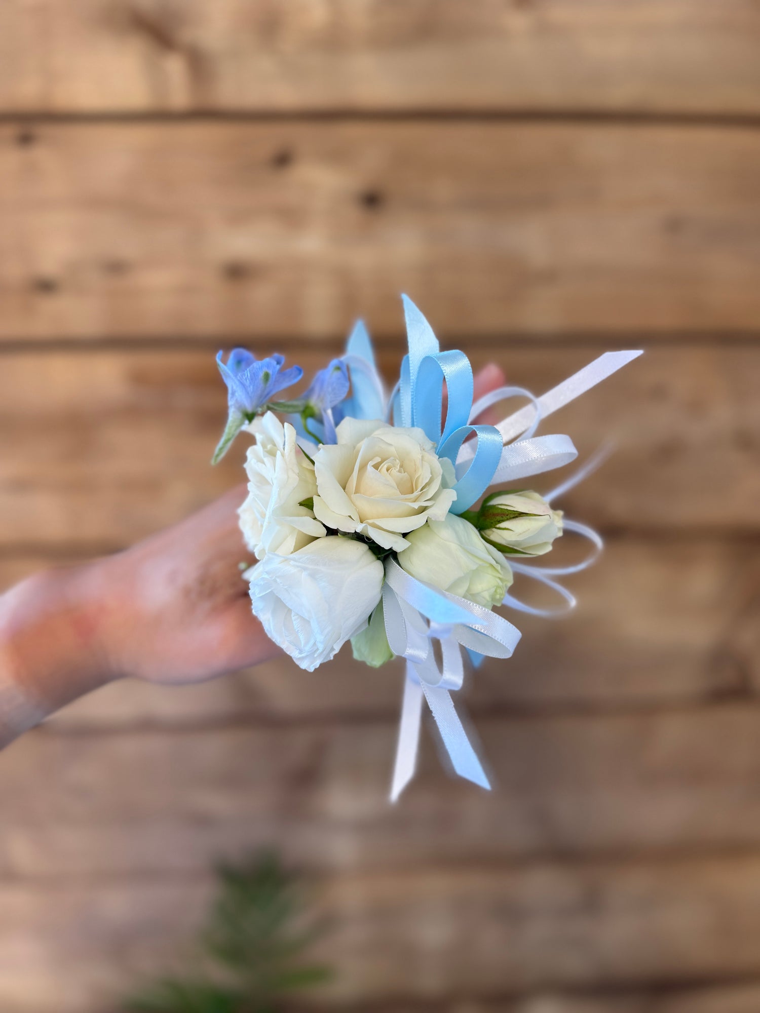 White Rose Corsage