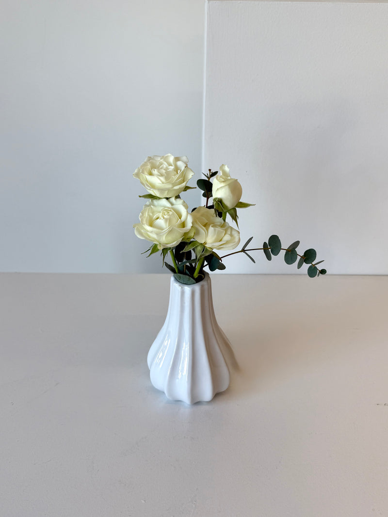 Ivory Dream Bud Vases (Set of 3)