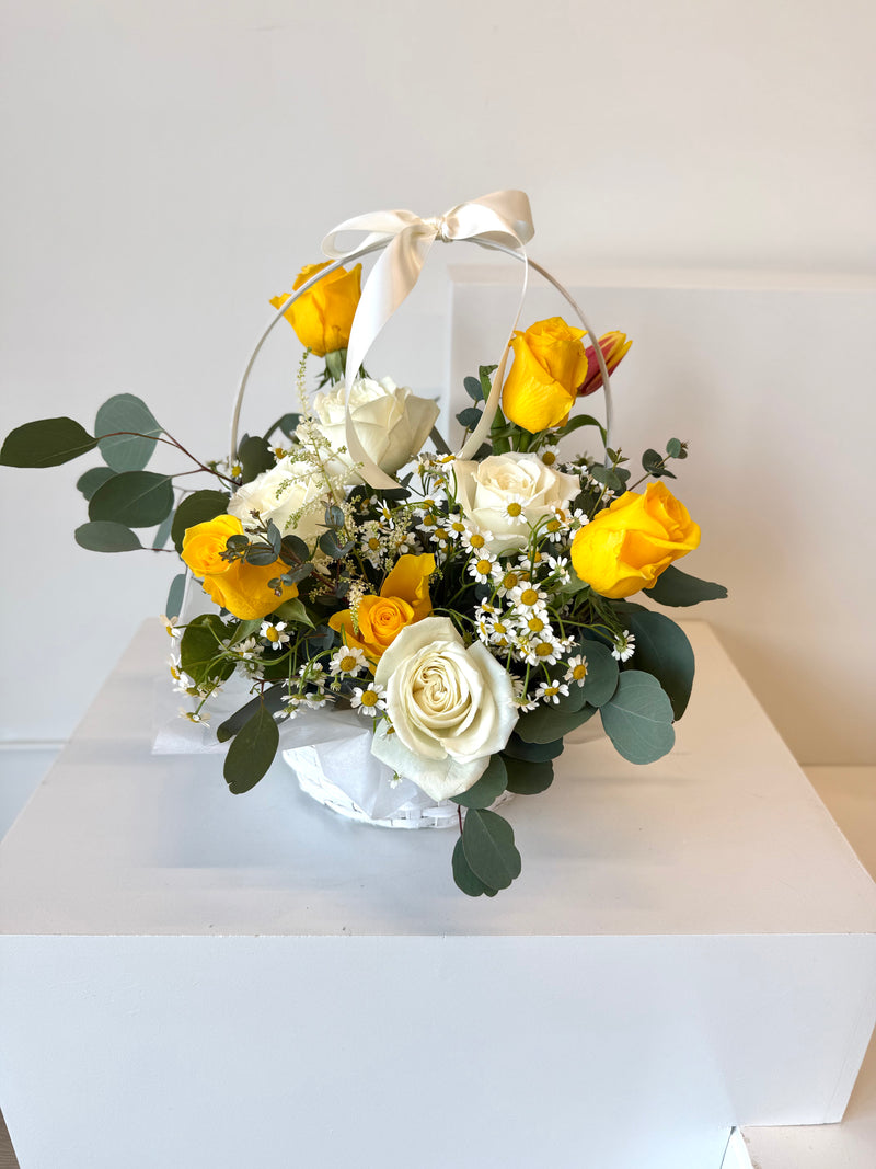 Golden Glow Basket
