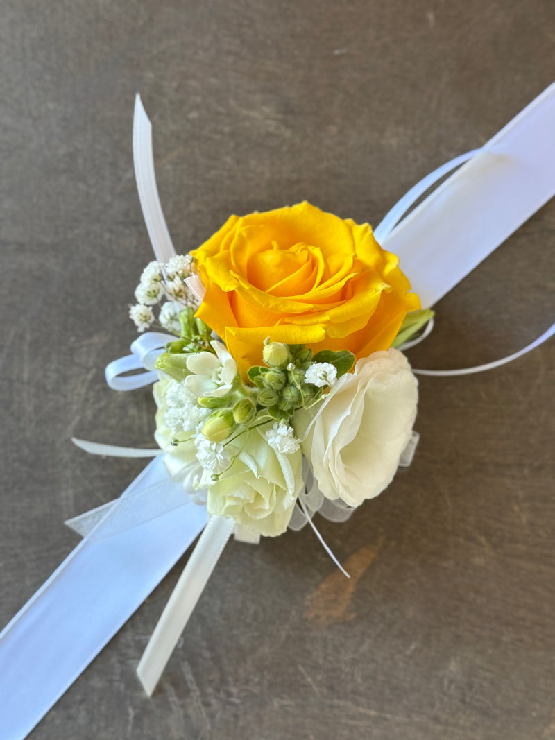 Yellow Rose Corsage