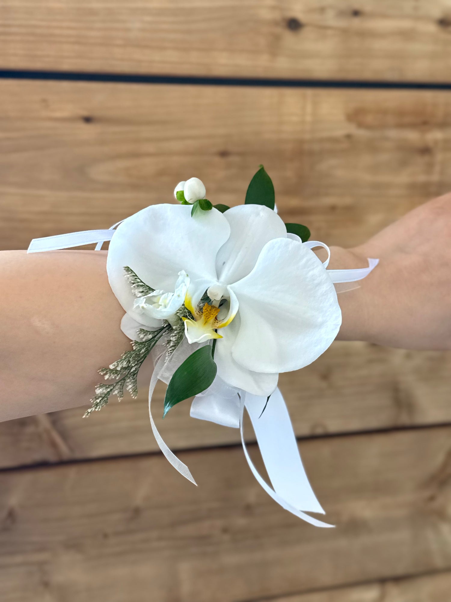 White Orchid Corsage