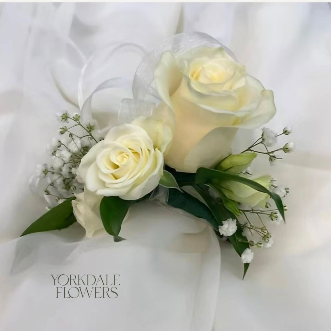 White Rose Boutonnière